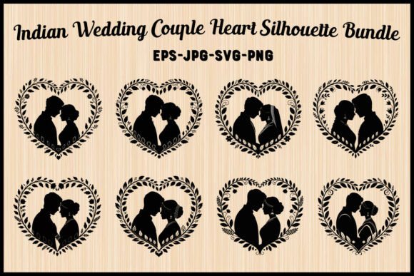 8 Essential Indian Wedding Heart Silhouette Designs for Timeless Celebration