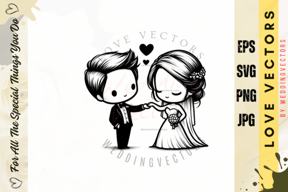 C3907 Vector Set: Crafting Visual Love Stories for Your Brand