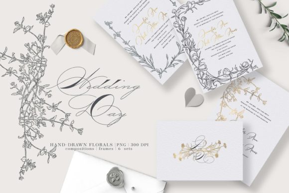 Elegant Botanicals for Your Wedding Design Projects