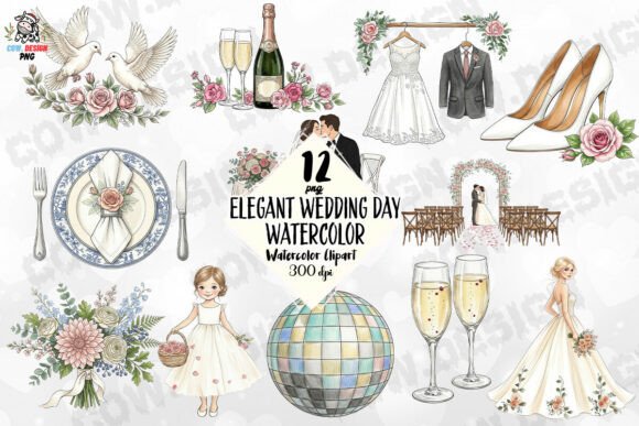 Elegant Wedding Day PNG: A Designer's Guide to Sophisticated Graphics