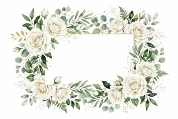 Watercolor Wedding Invitation Frame Clipart: A Designer's Secret Weapon