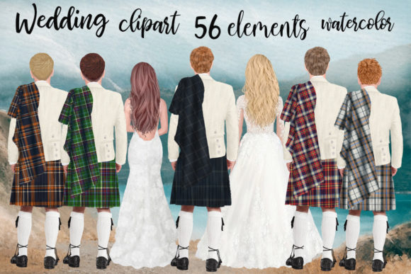 Wedding Clipart Men in Kilts Tartan Png: A Designer's Guide